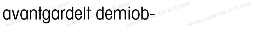 avantgardelt demiob字体转换